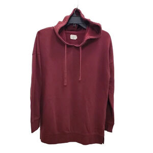 Volcom Men's Burgundy‎ Rust Lived In Pullover Hoodie Sweatshirt Size XS